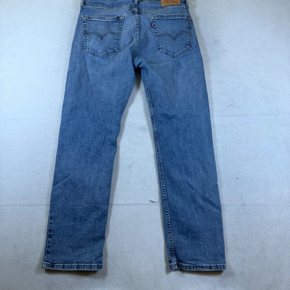 Levis 505 Regular Fit Straight Leg Mens Blue Denim Jeans 32x30 Medium Wash‎
